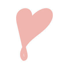 abstract love heart romantic decoration