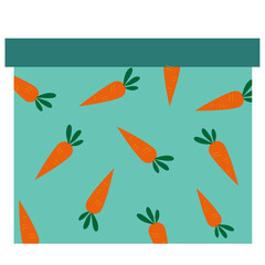 Gift box Christmas sale. Greeting card template.