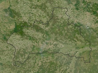 Brest, Belarus. Low-res satellite. No legend - obrazy, fototapety, plakaty