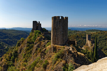 Les châteaux de Lastours sont quatre anciens châteaux forts dits cathares des XIIᵉ et XIIIᵉ siècles, en ruines, dont les vestiges se dressent sur la commune française de Lastours dans l'Aude.