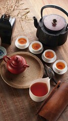 Obraz na płótnie Canvas Tea and green tea diet, loose your calories 