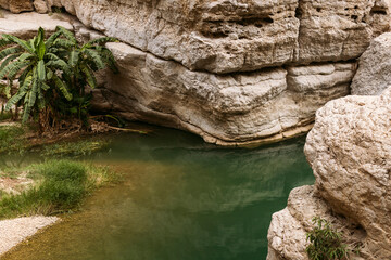 Rocks in Oman, canyon in Oman