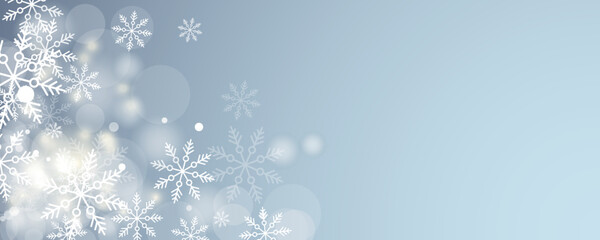 winter snowflakes shape - snow design element - christmas snowfall happy new year theme
