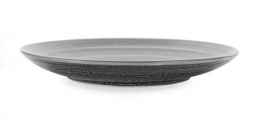 empty plate isolated on white background.