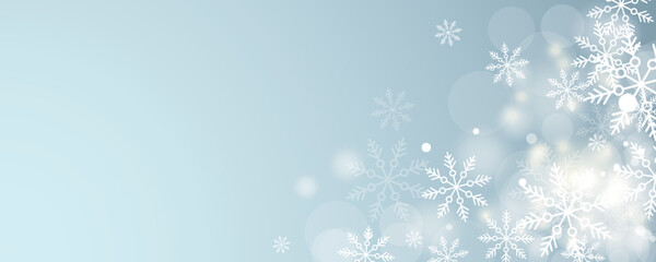 winter snowflakes shape - snow design element - christmas snowfall happy new year theme