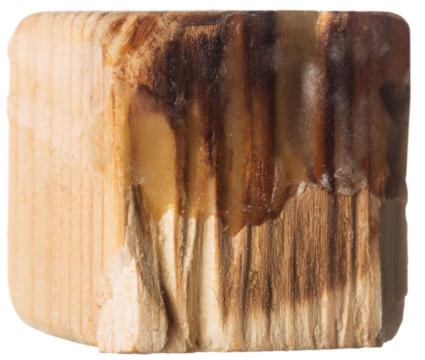 Geometry shape of wood blocks on desk