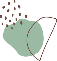 Abstract Boho Shape Freeform Ornament