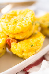 Bacon and cheese egg muffin