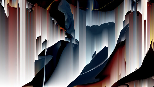 A flow of pixels abstract wallpaper