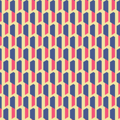 Trendy modern vector seamless pattern design of simple geometric shapes. Abstract textured background for screen printing and textile industry