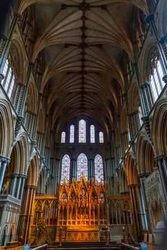 Interior, Ely Cathedral, Ely, Cambridgeshire, England