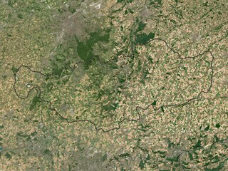 Brabant Wallon, Belgium. High-res satellite. No legend