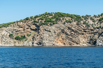 Naklejka premium Beautiful landscape from Thassos, Greece