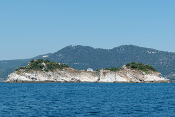 Naklejka premium Island next to Thassos, Greece