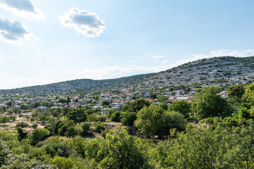 Fototapeta na wymiar Theologos village in Thassos, Greece