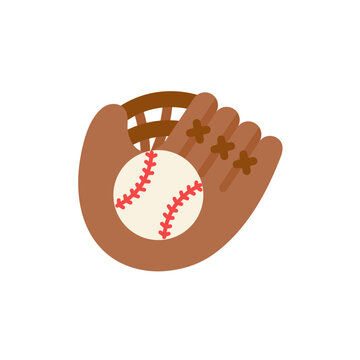 baseball glove holding baseball clip art preview