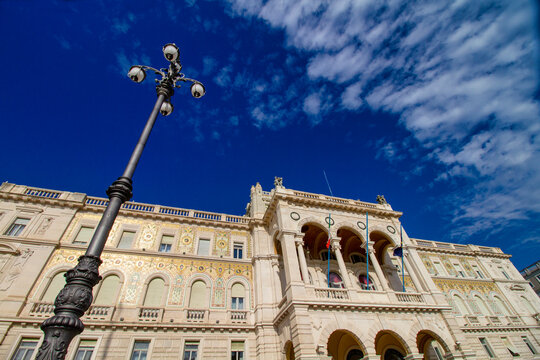 Palace of the Austrian Lieutenancy, Piazza Unita d'Italia, Trieste, Friuli Venezia Giulia, Italy