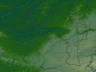 Hainaut, Belgium. Physical. No legend