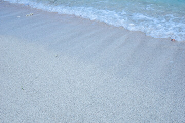 footprints on the beach