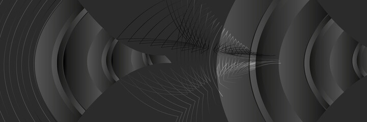 Fototapeta premium Abstract black white background