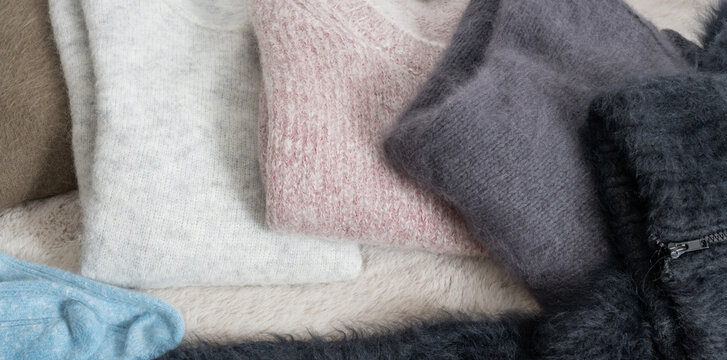 Pullover aus Alpaka, Angora und Mohair Wolle f&uuml;r die kalte Winterzeit