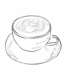 Drink flat style vector illustration