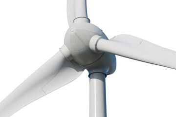 Close-up of an enormous windturbine