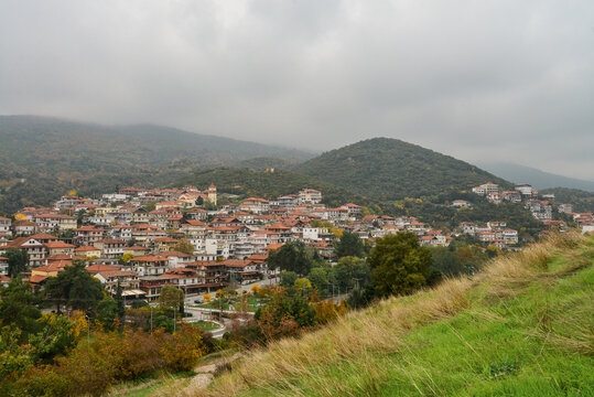 View on Pieria from Platamon castle