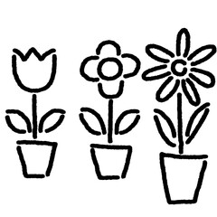 Flower MiniMal Floral Garden Boho