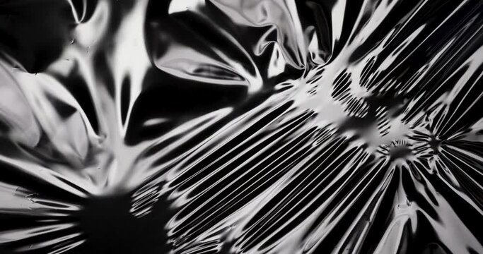 Plastic texture on a black background.