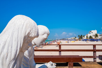 Progreso, a popular beach town near Merida in Mexico - 531099572