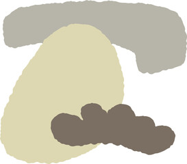 Abstract Shape Splash Decorte Doodle