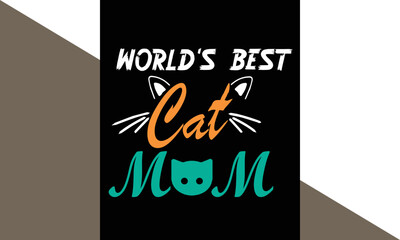 World's Best Cat Mom T-Shirt 
