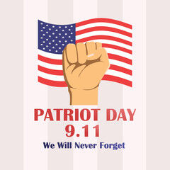 America Patriot day, High quality illustration
