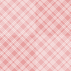Fototapeta premium Seamless tartan plaid pattern in Pink Color. 