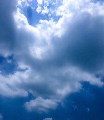 Fototapeta premium blue sky with clouds