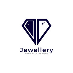 Creative Diamond Logo and Icon Design Template