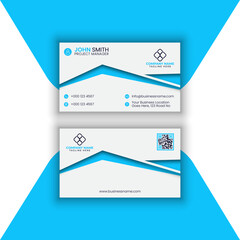 Business card design template.
Visiting card design vector.