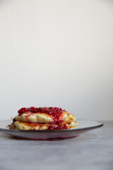 High Protein Cottage Cheese Pancakes