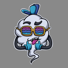 Cool Smoke Hip Hop Streetwear Cartoon