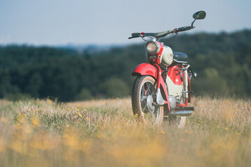Fototapeta na wymiar Moped/Motorrad: Simson Spatz (DDR)