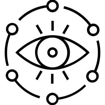 Vision Line Vector Icon