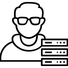 Admin Line Vector Icon