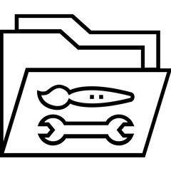 Product Development Line Vector Icon