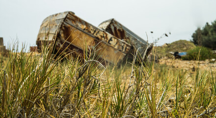 old rusty boat