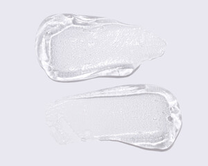 makeup primer stroke set, cosmetic or beauty product texture