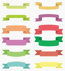 Obraz premium simple ribbon collection icon vector illustration EPS10