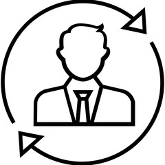 Seo Consulting Line Vector Icon