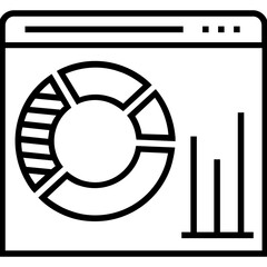 Analysis Line Vector Icon
