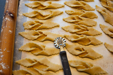 Nothern Crullers in the making